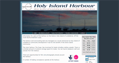 Desktop Screenshot of holyislandharbour.org